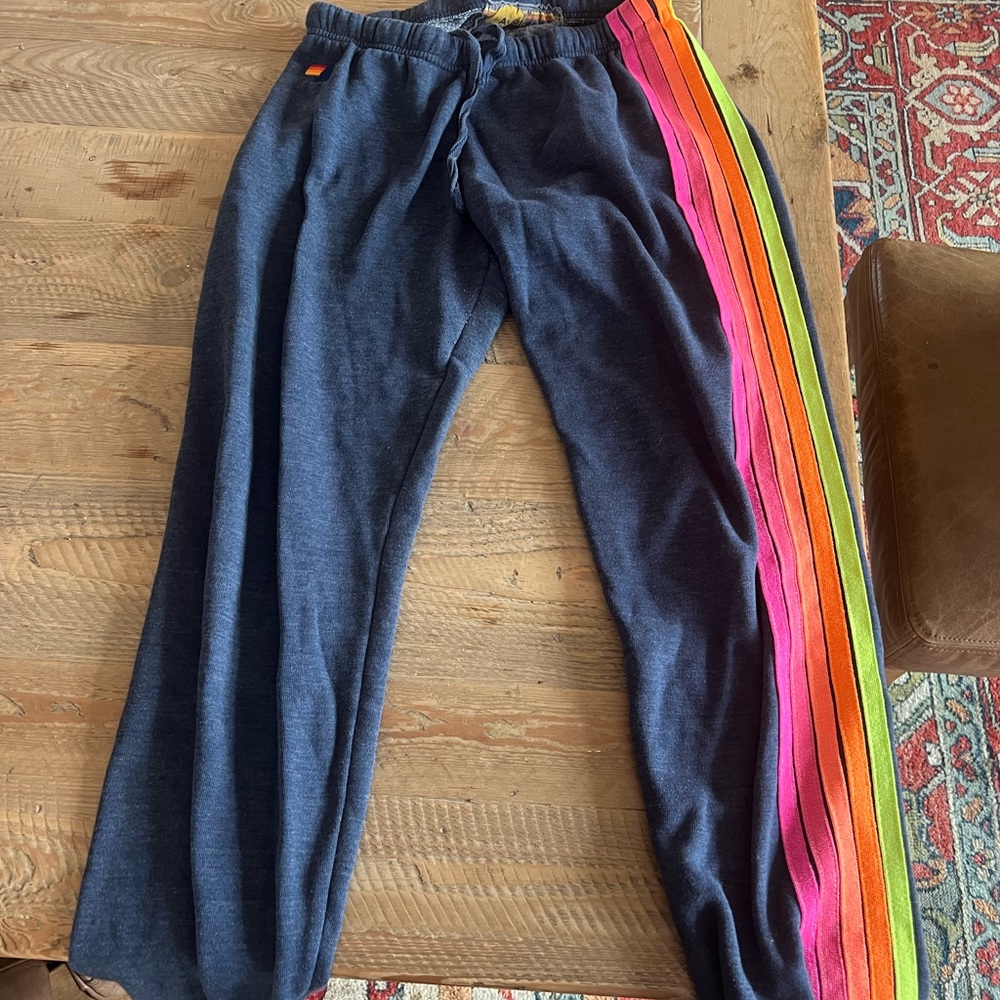 5 stripe sweatpants